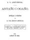 [Gutenberg 45945] • Antaño i Ogaño: Novelas i Cuentos de la Vida Hispano-Americana